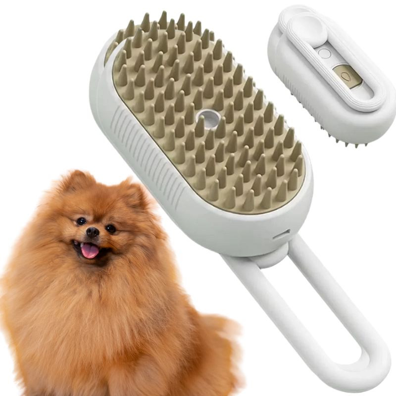 Pet Steam Brush – Gentle Care and Hydrating