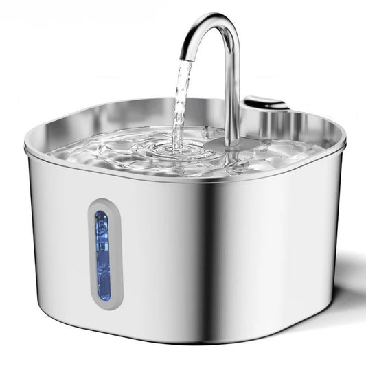 Automatic Pet Water Fountain - Stainless Steel and Fresh-Flow