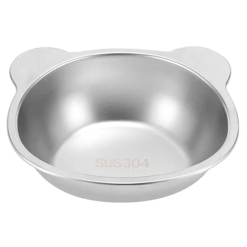 Stainless steel bowl with 'SUS304' marking on a white background